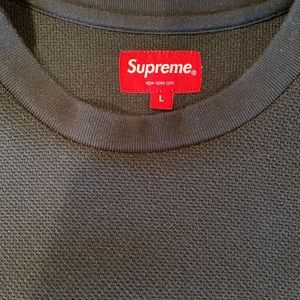 Supreme black polyester shirt
